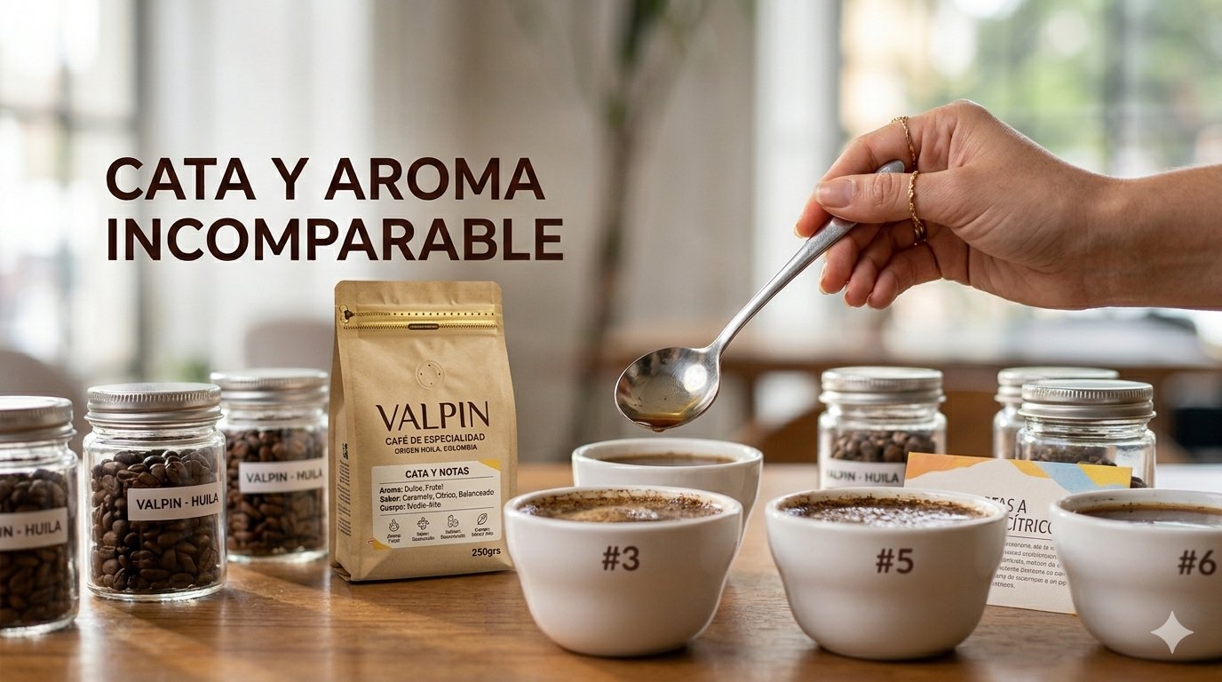Cata y degustación de café VALPIN